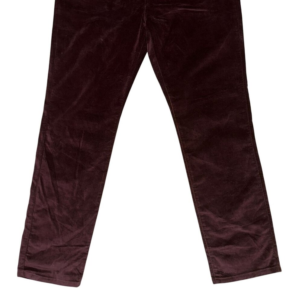 NWT Levis Faux Velvet Pants Plus Size Womens 16M 31 Mid Rise Skinny Leg Slim Fit - Picture 4 of 8